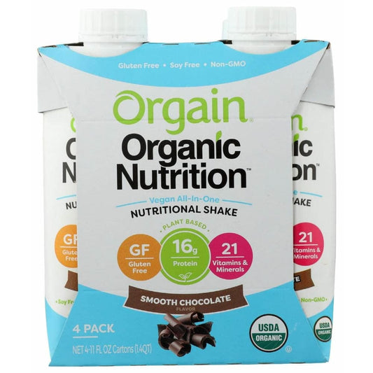 ORGAIN ORGAIN Vegan Prtn Rtd Choc 4Pk, 44 fo