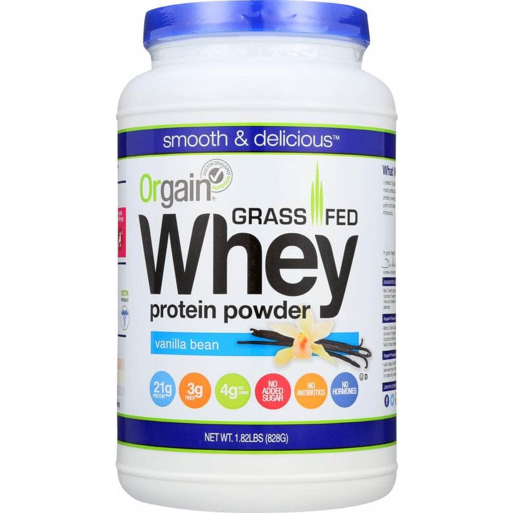 Orgain Orgain Whey Protein Powder Vanilla Bean, 29.12 oz