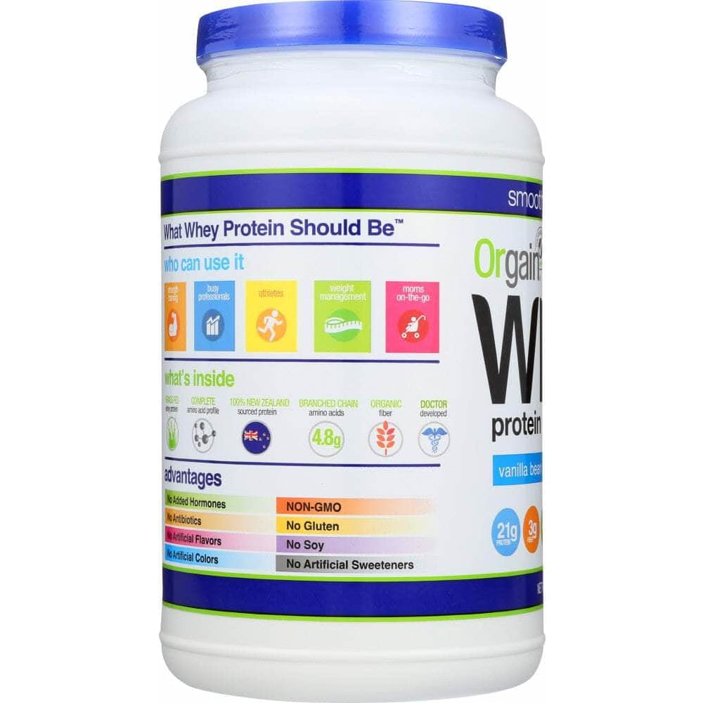 Orgain Orgain Whey Protein Powder Vanilla Bean, 29.12 oz