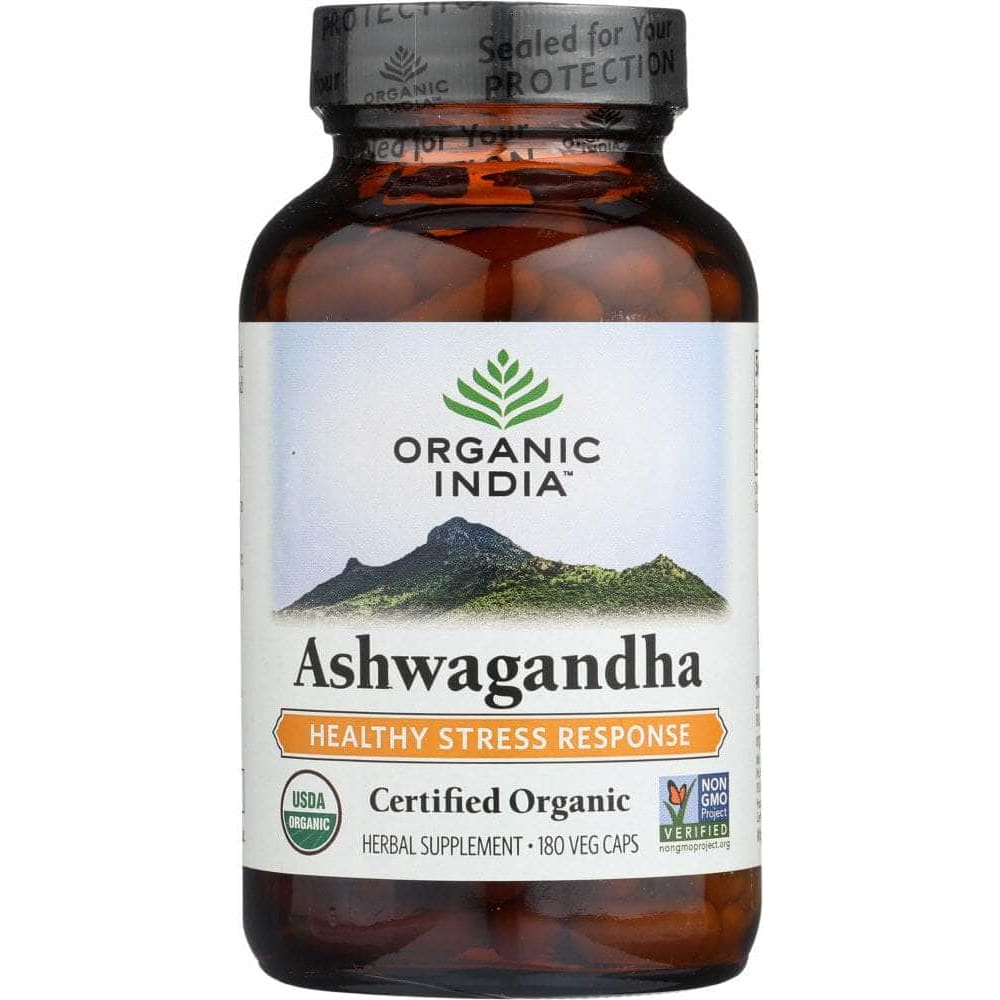 ORGANIC INDIA Organic India Ashwagandha, 180 Cp