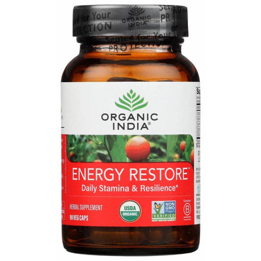 ORGANIC INDIA Organic India Energy Restore Cp, 90 Cp