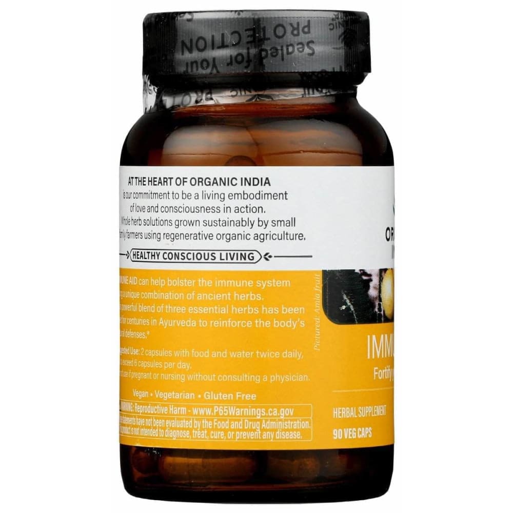 ORGANIC INDIA Organic India Immune Aid Cp, 90 Cp