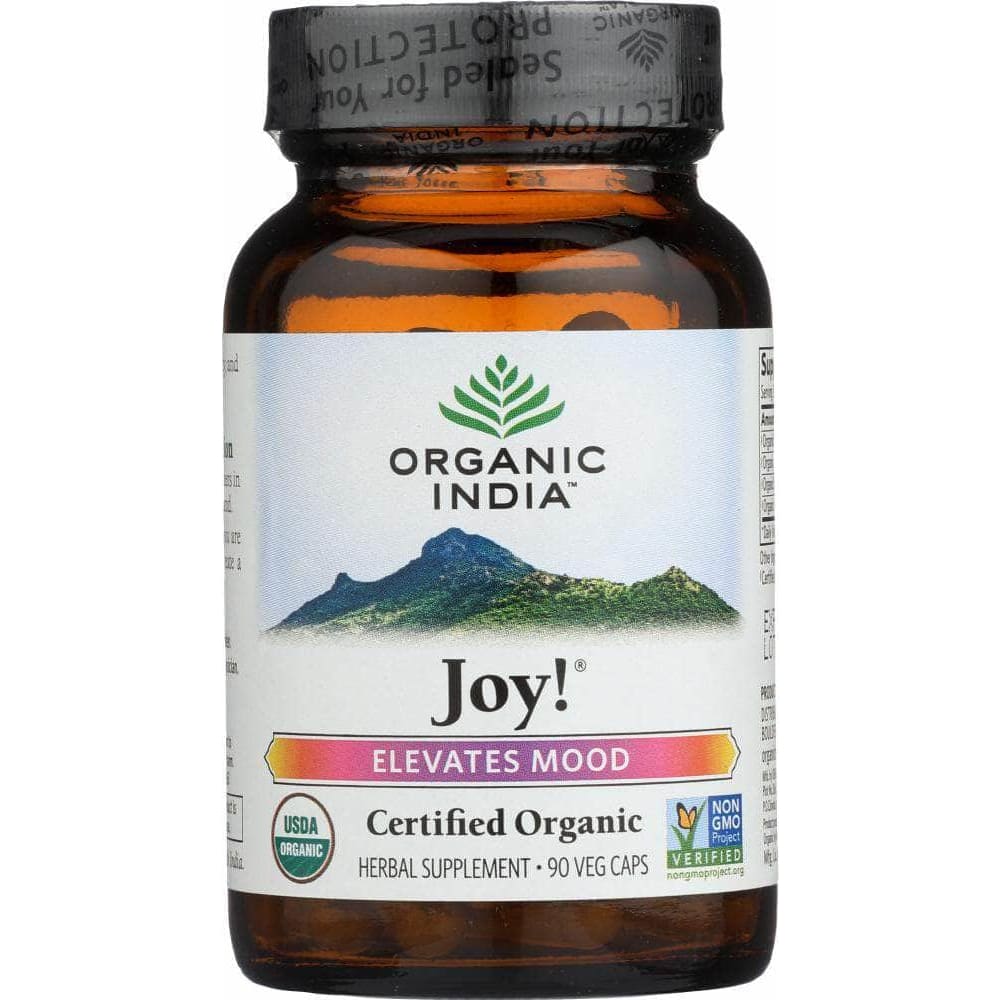 ORGANIC INDIA Organic India Joy Elevates Mood, 90 Caps