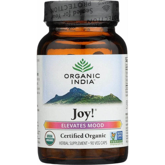 ORGANIC INDIA Organic India Joy Elevates Mood, 90 Caps