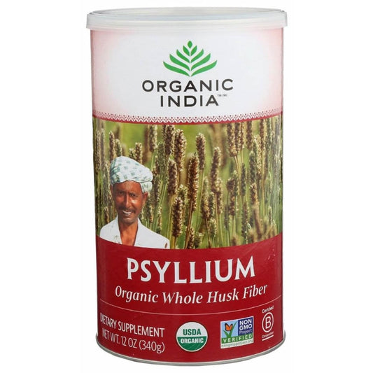 ORGANIC INDIA Organic India Psyllium Organic Whole Husk Fiber, 12 Oz