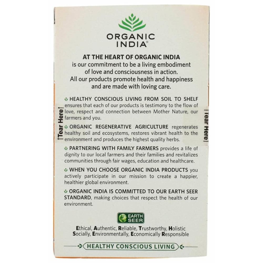 ORGANIC INDIA Organic India Tea Tulsi Immune Active, 18 Bg