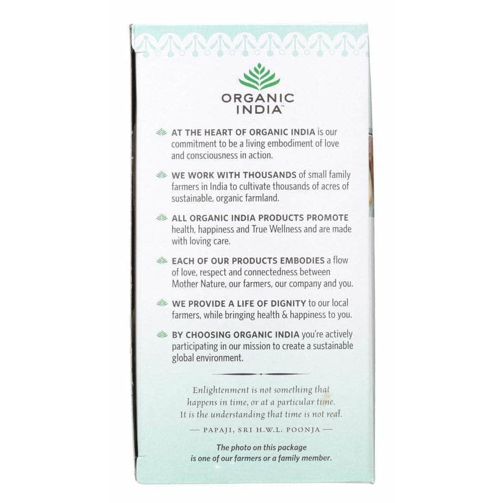 Organic India Organic India Tea Tulsi Peppermint, 18 bg
