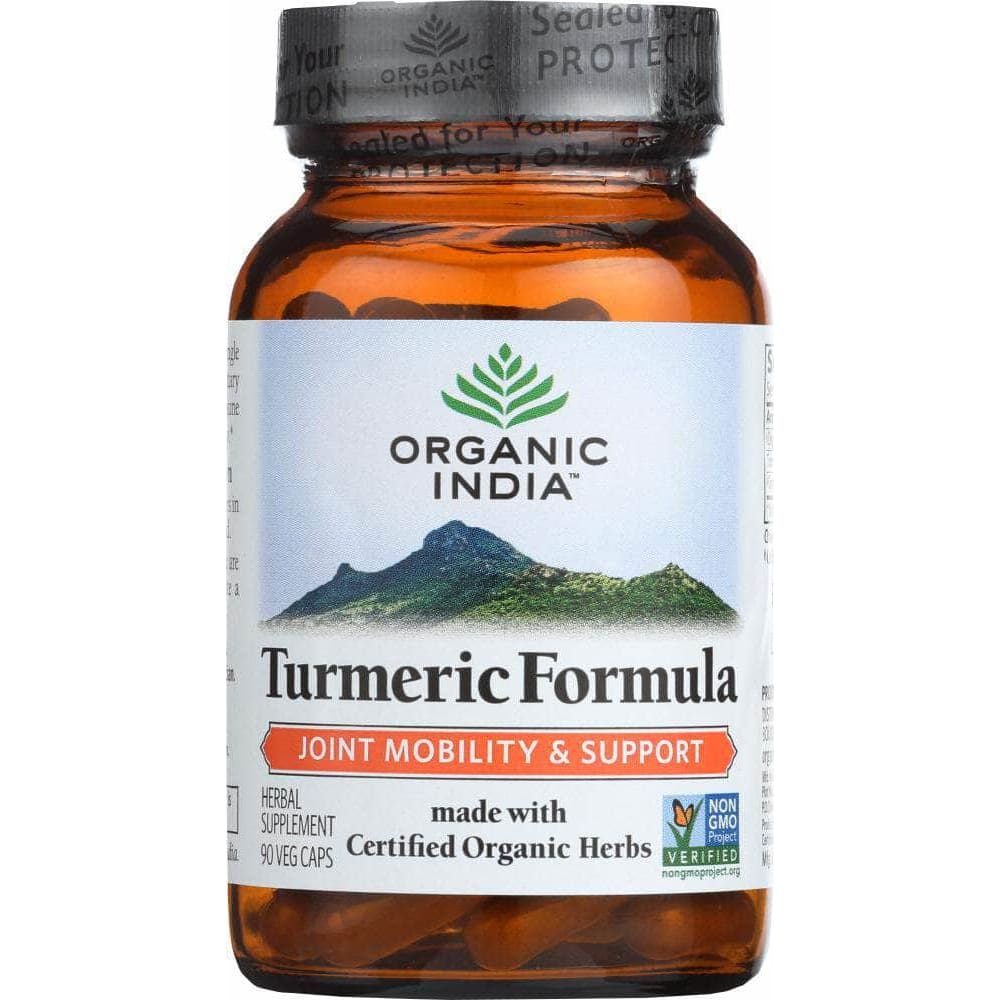ORGANIC INDIA Organic India Turmeric Formula, 90 Veggie Caps