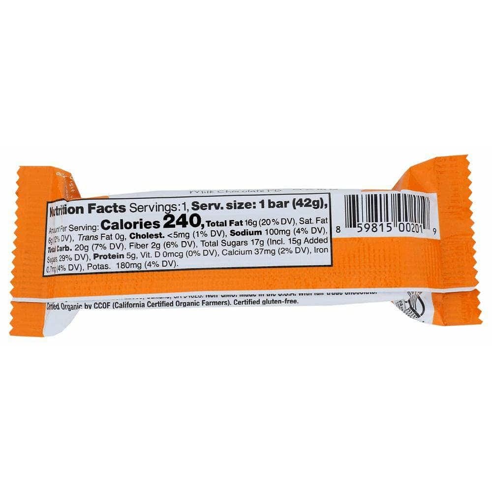 OCHO Organic Ocho Candy Peanut Butter Bar, 1.5 Oz