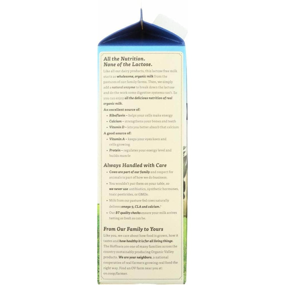 Organic Valley Organic Valley Lactose Free 1% Milk Fat, 32 oz