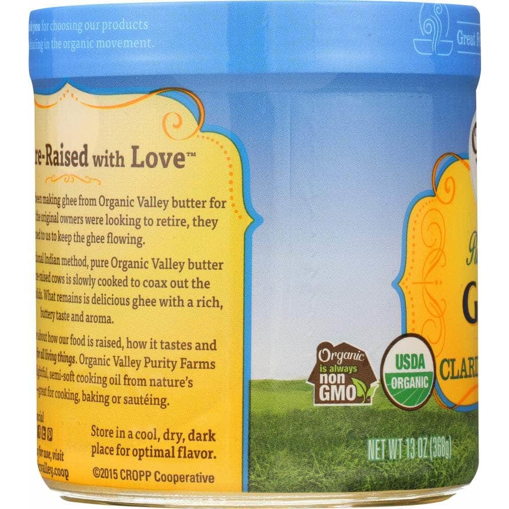 Organic Valley Organic Valley Purity Farms Ghee Clarified Butter, 13 oz