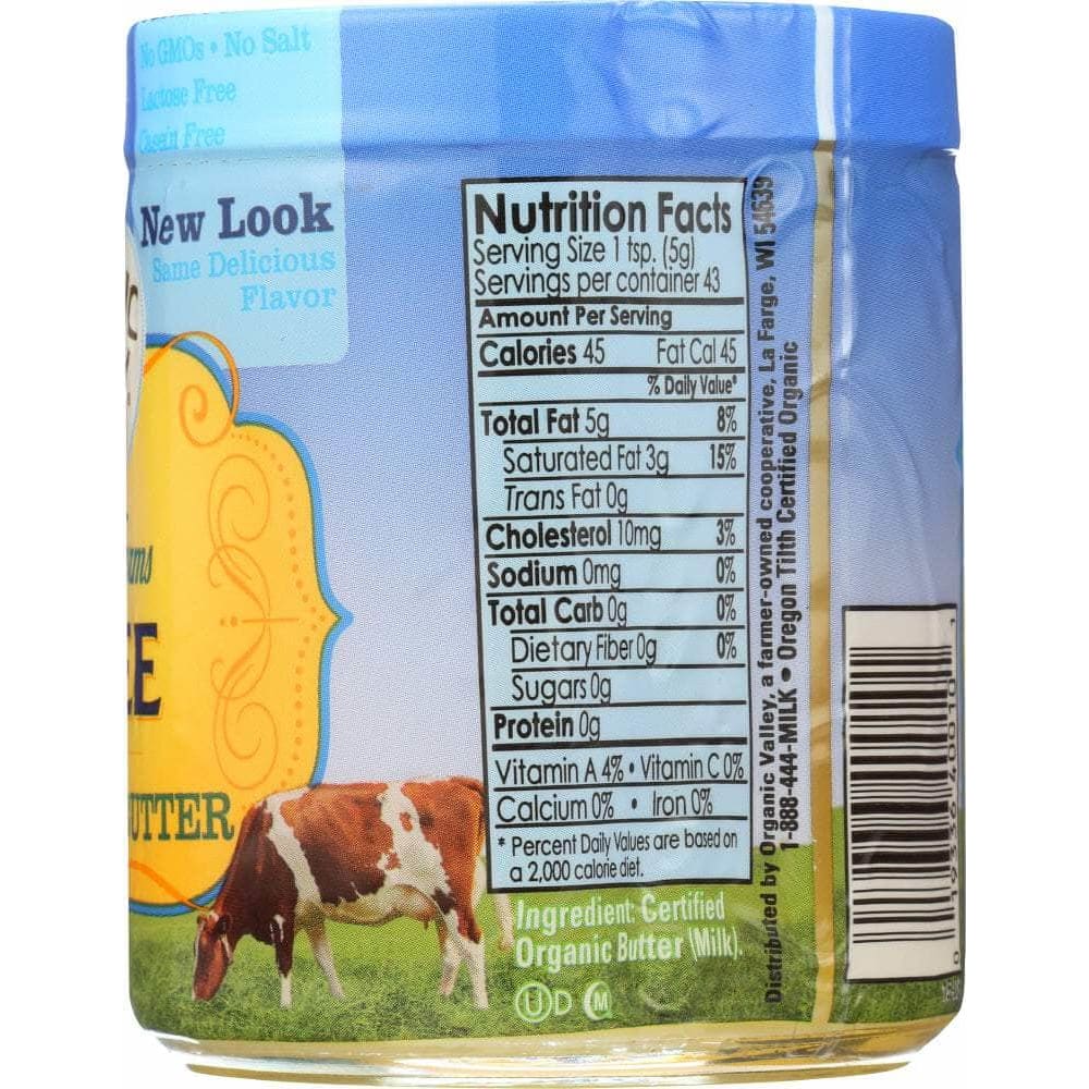 Organic Valley Organic Valley Purity Farms Ghee Clarified Butter, 7.5 oz