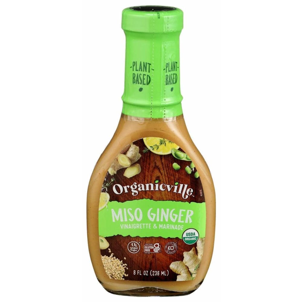 ORGANICVILLE ORGANICVILLE Miso Ginger Vinaigrette and Marinade, 8 oz