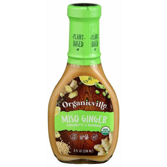 ORGANICVILLE ORGANICVILLE Miso Ginger Vinaigrette and Marinade, 8 oz