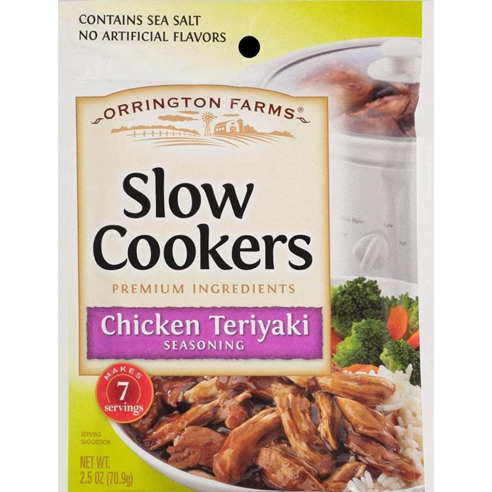 ORRINGTON FARMS ORRINGTON FARMS Chicken Teriyaki Slow Cooker Seasoning, 2.5 oz