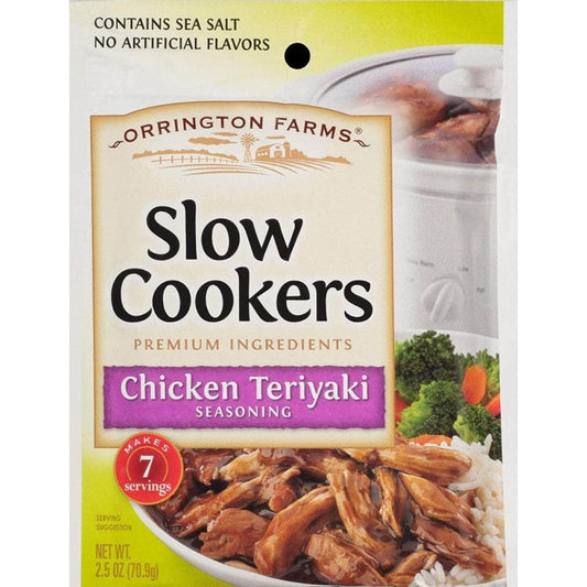 ORRINGTON FARMS ORRINGTON FARMS Chicken Teriyaki Slow Cooker Seasoning, 2.5 oz