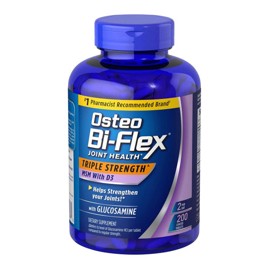 Osteo Bi-Flex 1,500mg Glucosamine HCl Tablets 200 ct. - Osteo