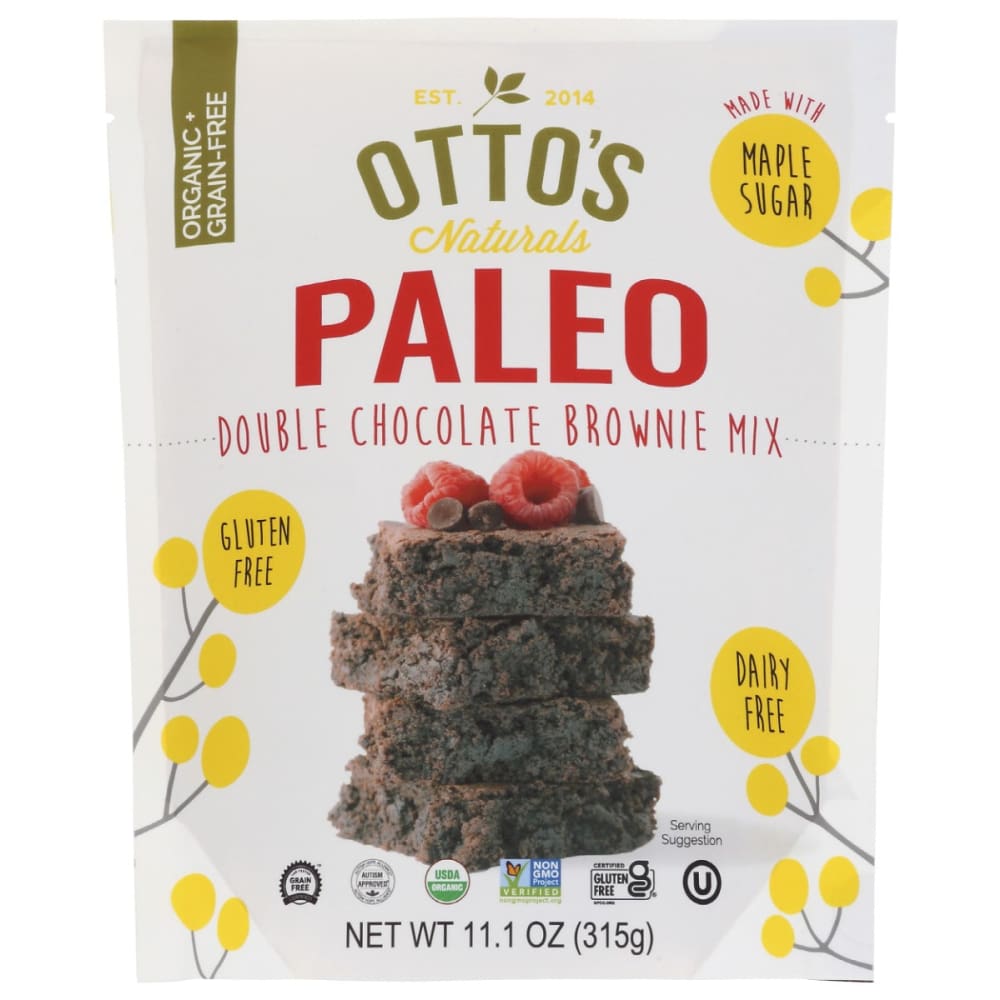 OTTOS NATURALS: Paleo Brownie Mix 11.1 OZ (Pack of 3) - OTTOS NATURALS