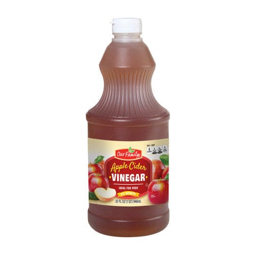 Our Family Apple Cider Vinegar 5% Acidity 32oz (Case of 12) - Misc/Our Family - Our Family