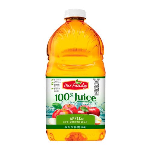 Our Family Apple Juice from Concentrate 64oz (Case of 8) - Misc/Our Family - Our Family