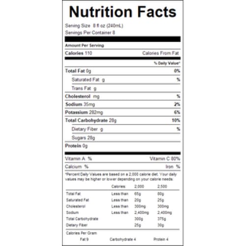 Our Family Apple Juice from Concentrate 64oz (Case of 8) - Misc/Our Family - Our Family