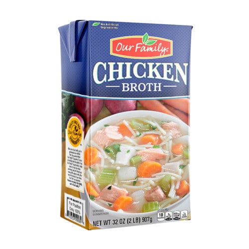 Our Family Aseptic Chicken Broth 32oz (Case of 12) - Misc/Our Family - Our Family