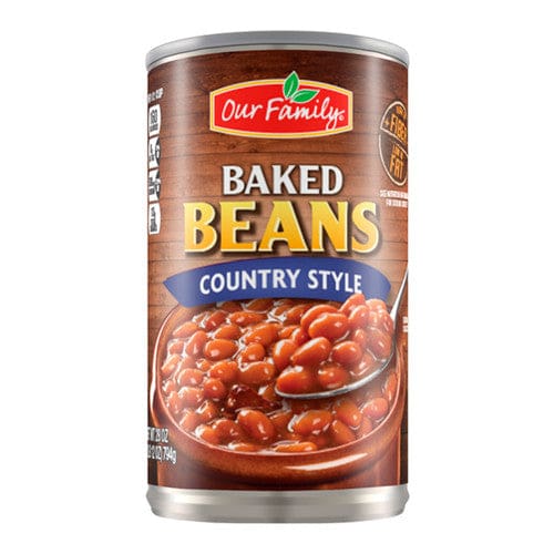 Our Family Baked Beans Country Style 28oz (Case of 12) - Misc/Our Family - Our Family
