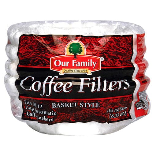 Our Family Basket Coffee Filters 10-12 Cup 100ct - Free Shipping Items/Coffee - Our Family