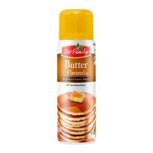 Our Family Butter Cooking Spray 6oz (Case of 12) - Misc/Our Family - Our Family