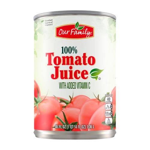 Our Family Canned Tomato Juice 46oz (Case of 12) - Misc/Our Family - Our Family