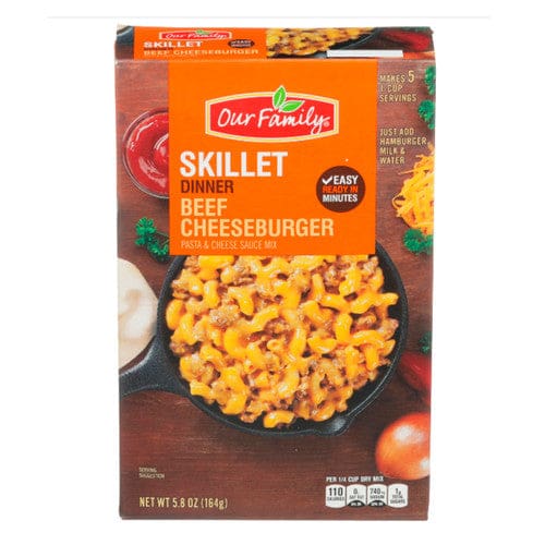 Our Family Cheeseburger Skillet Meal 5.8oz (Case of 12) - Misc/Our Family - Our Family