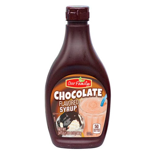 Our Family Chocolate Syrup 24oz (Case of 12) - Misc/Our Family - Our Family