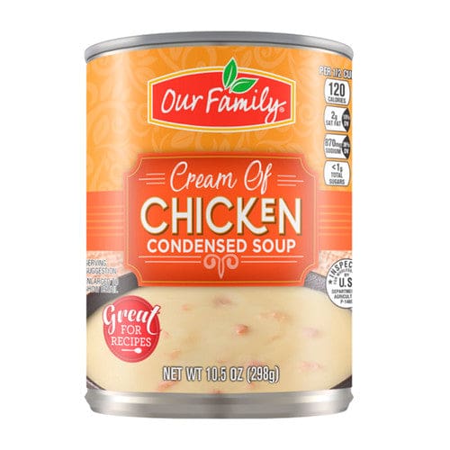Our Family Cream of Chicken Soup Condensed 10.5oz (Case of 24) - Misc/Our Family - Our Family