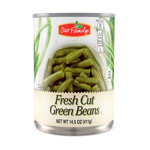 Our Family Cut Green Beans 14.5oz (Case of 24) - Misc/Our Family - Our Family