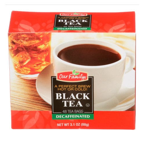 Our Family Decaf Black Tea Bags 48ct (Case of 12) - Misc/Our Family - Our Family