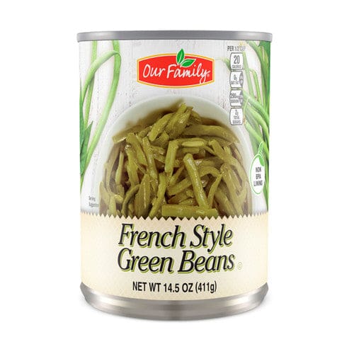 Our Family French Style Green Beans 14.5oz (Case of 24) - Misc/Our Family - Our Family