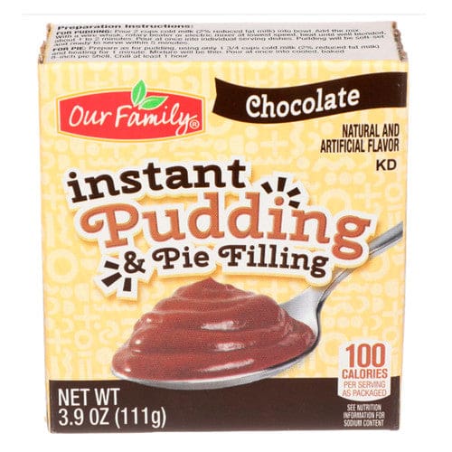 Our Family Instant Chocolate Pudding 3.9oz (Case of 24) - Misc/Our Family - Our Family