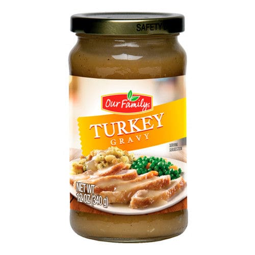 Our Family Jarred Turkey Gravy 12oz (Case of 12) - Misc/Our Family - Our Family