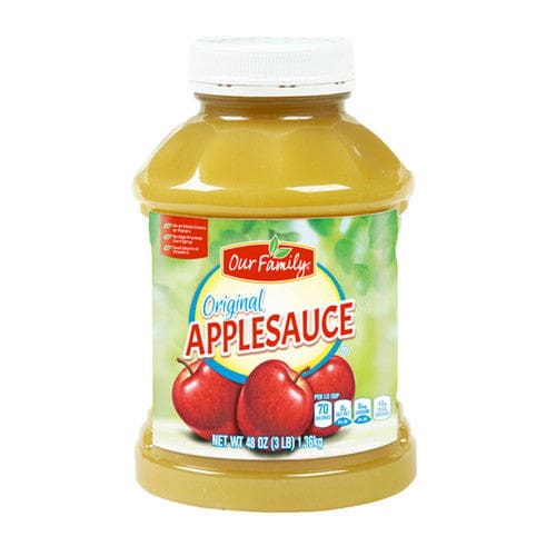 Our Family Original Applesauce 48oz (Case of 8) - Misc/Our Family - Our Family