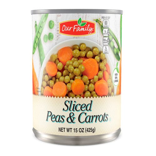Our Family Peas & Carrots 15oz (Case of 24) - Misc/Our Family - Our Family