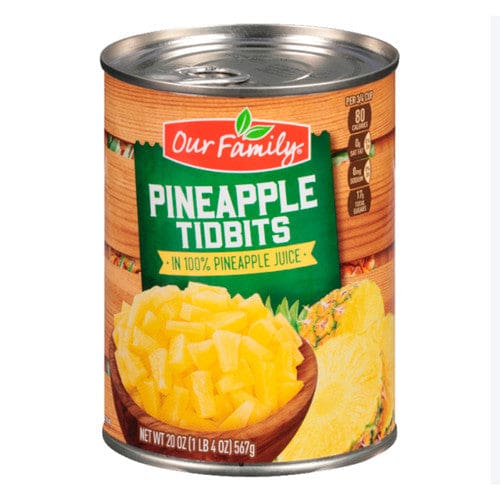Our Family Pineapple Slices 20oz (Case of 24) - Misc/Our Family - Our Family