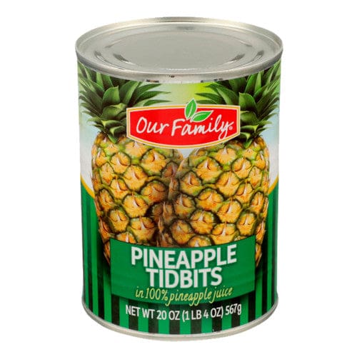 Our Family Pineapple Tidbits 20oz (Case of 24) - Misc/Our Family - Our Family