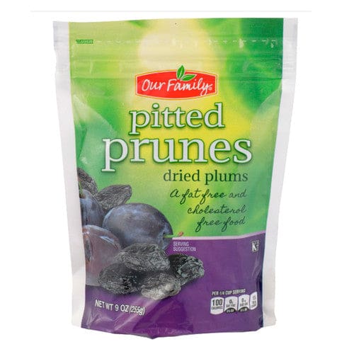 Our Family Pitted Prunes 9oz (Case of 12) - Misc/Our Family - Our Family