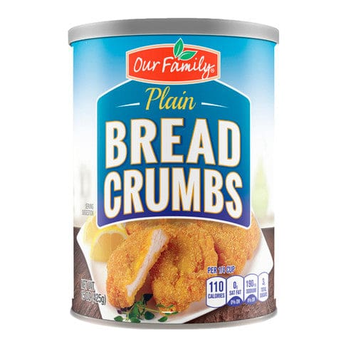 Our Family Plain Bread Crumbs 15oz (Case of 12) - Misc/Our Family - Our Family
