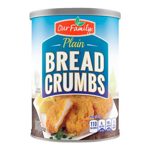 Our Family Plain Bread Crumbs 15oz (Case of 12) - Misc/Our Family - Our Family