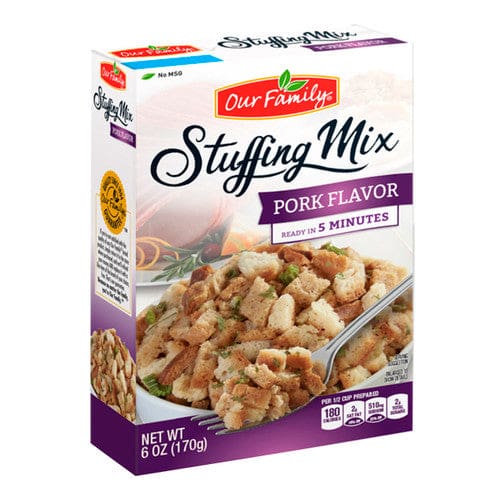 Our Family Pork Stuffing Mix 6oz (Case of 12) - Misc/Our Family - Our Family