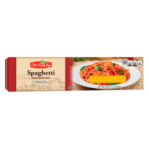 Our Family Regular Spaghetti Box 16oz (Case of 20) - Misc/Our Family - Our Family
