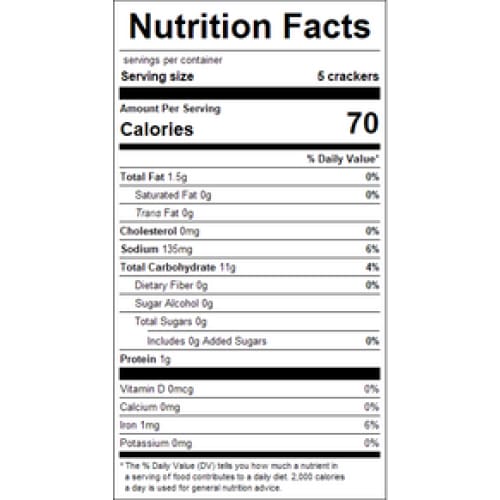 Our Family Saltine Crackers 16oz (Case of 12) - Misc/Our Family - Our Family