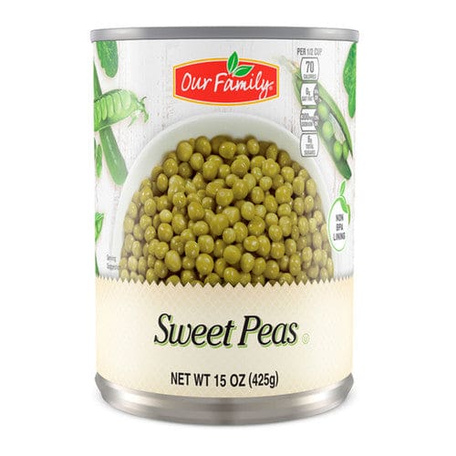 Our Family Sweet Peas 15oz (Case of 24) - Misc/Our Family - Our Family