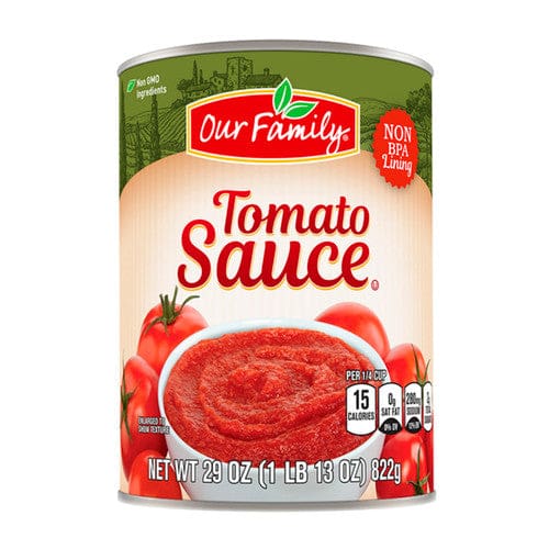 Our Family Tomato Sauce 29oz (Case of 12) - Misc/Our Family - Our Family